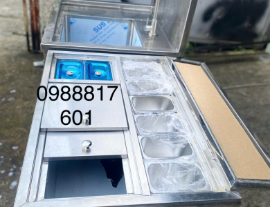 BỔN RỬA INOX 304 - 6 KHAY CƠ KHÍ NGỌC TUẤN